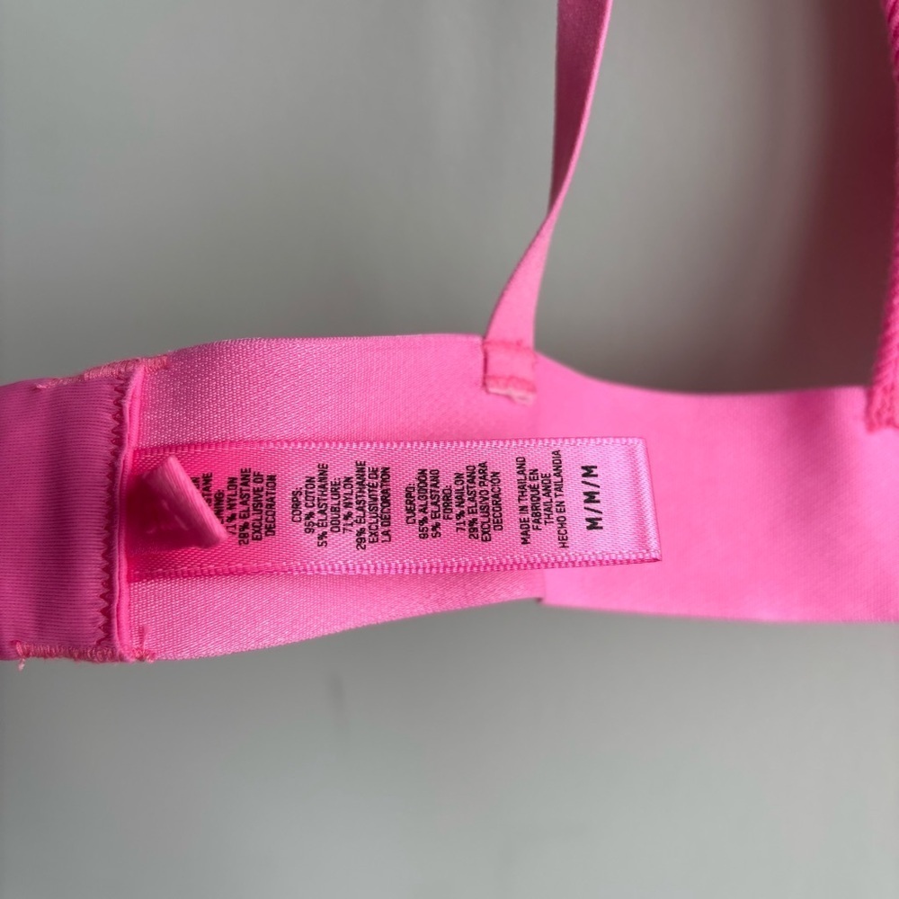 SKIMS PLUNGE RIBBED COTTON-BLEND JERSEY BRALETTE, SIZE M - Picture 8 of 8